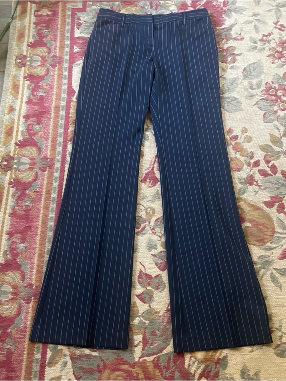 Victoria's Secret Body By Victoria Navy Pinstripe Trousers